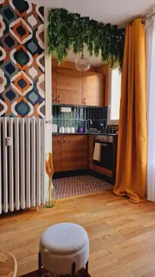 Plan de l'établissement Studio 2 pers aux inspirations 60s