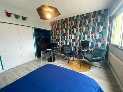 Coin salon dans l'établissement Studio centre-ville