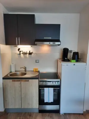 Cuisine ou kitchenette dans l'établissement Les Buttes - Apt 4 Prs, 1 ch - Parking privé