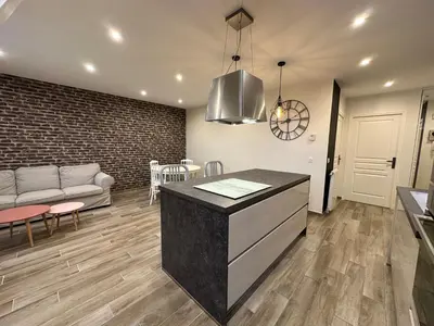 Cuisine ou kitchenette dans l'établissement Appartement à Beaune avec Parking