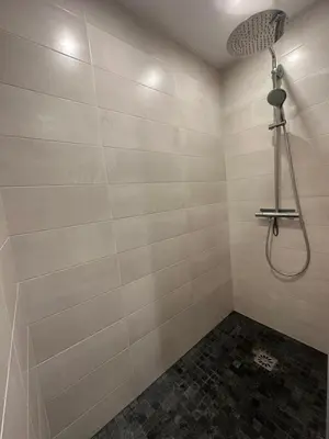 Salle de bains dans l'établissement Appartement à Beaune avec Parking