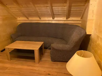 Coin salon dans l'établissement Gîte Sous-Poupet