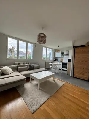 Cuisine ou kitchenette dans l'établissement Appartement - Dijon