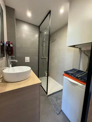Salle de bains dans l'établissement Appartement - Dijon