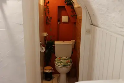 Salle de bains dans l'établissement Studio des mésanges