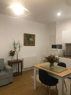 Cuisine ou kitchenette dans l'établissement Appartement meublé tout confort