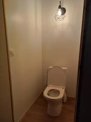 Salle de bains dans l'établissement Agréable maison 8 personnes WIFI et clim