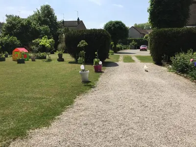 Jardin de l'établissement Villa Roland en Bourgogne