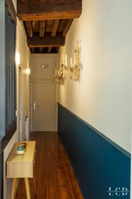 Plan de l'établissement Au roi lion, place Saint Michel