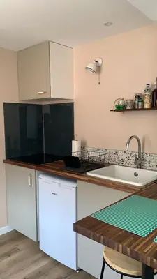 Cuisine ou kitchenette dans l'établissement O p’tit chez soi