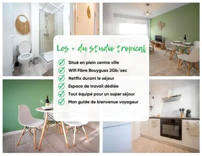 Plan de l'établissement Le studio tropical