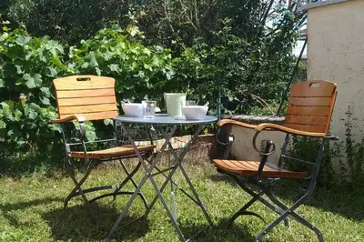 Jardin de l'établissement Studio en Rez de jardin Le clos des Cent Vignes à Beaune