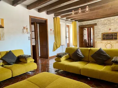 Coin salon dans l'établissement Le Clos Papillon