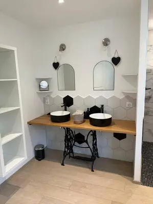Plan de l'établissement Gîte 10 personnes avec spa privatif