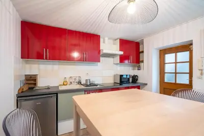 Cuisine ou kitchenette dans l'établissement Le Crébillon d'Or - Joli cocon dijonnais