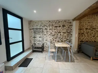 Coin salon dans l'établissement Duplex belle pierre