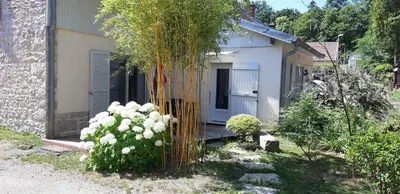 Jardin de l'établissement maison Chez Kitoune