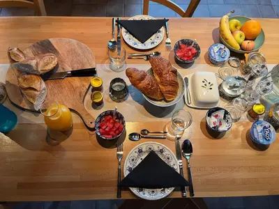 Nourriture dans le B&B/chambre d'hôtes ou à proximité