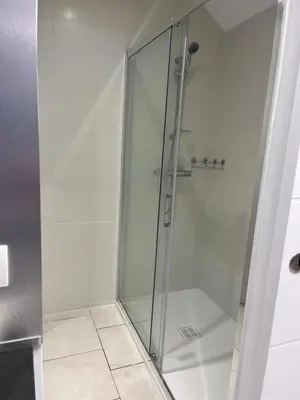 Salle de bains dans l'établissement Gîte de l’eau de l’ange