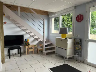 Télévision ou salle de divertissement dans l'établissement Gîte de l’eau de l’ange