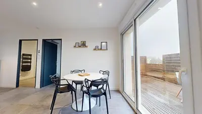Plan de l'établissement Appartement Premium avec Terrasse - Parking privatif Gratuit - Fibre Wi-Fi - À 2 min Centre-Ville Dole