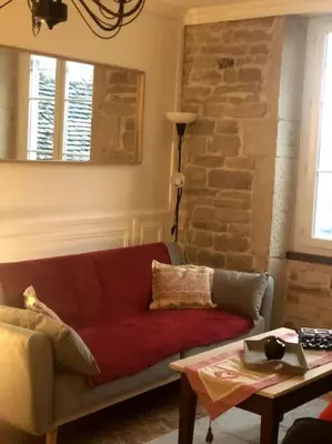 Coin salon dans l'établissement La maison de Jeanne