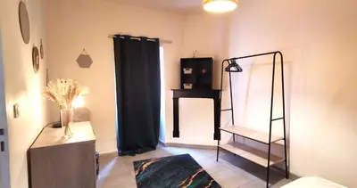 Salle de bains dans l'établissement Appartement en plein coeur de mâcon E