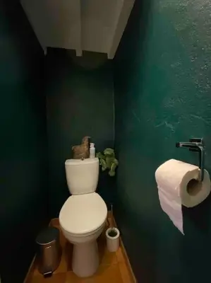 Salle de bains dans l'établissement Au Lavoir
