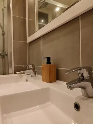 Salle de bains dans l'établissement Le Blue IVY Hyper centre 2 chambres Tout équipe