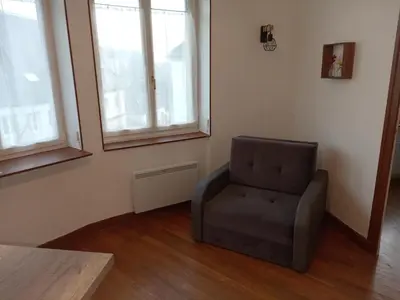Coin salon dans l'établissement Appartement paisible & lumineux