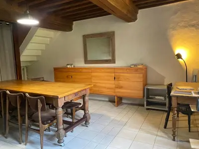 Coin salon dans l'établissement Sint Lucas - Razou - lacs du Morvan