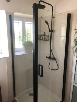 Salle de bains dans l'établissement Maison Belle Vue