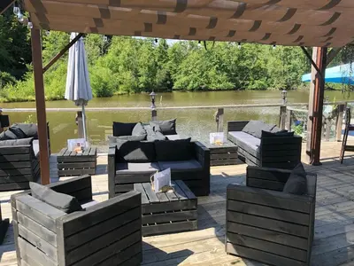 Vue sur la rivière ou le fleuve situé(e) à proximité de la maison de vacances