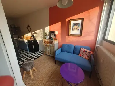 Coin salon dans l'établissement L'atelier cosy