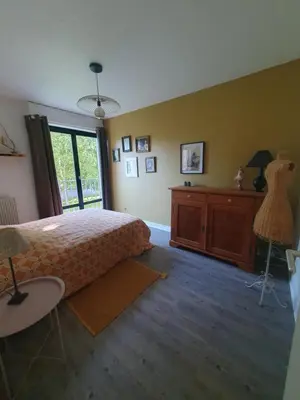 Un ou plusieurs lits dans un hébergement de l'établissement L'atelier cosy
