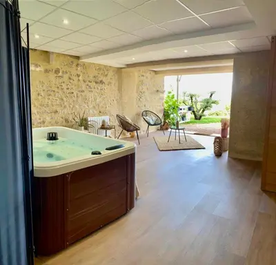 Plan de l'établissement Domaine Clos Carron Gîte 2 personnes L'Olivier