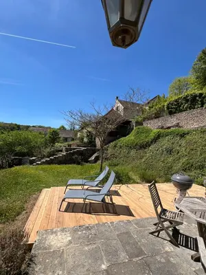 Paysage naturel près de la maison de vacances