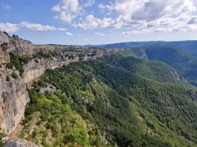 Paysage naturel près de la maison de vacances