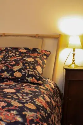 Un ou plusieurs lits dans un hébergement de l'établissement Pannonica charmante maison champêtre