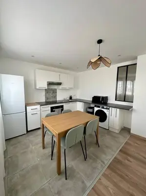 Cuisine ou kitchenette dans l'établissement Le 41