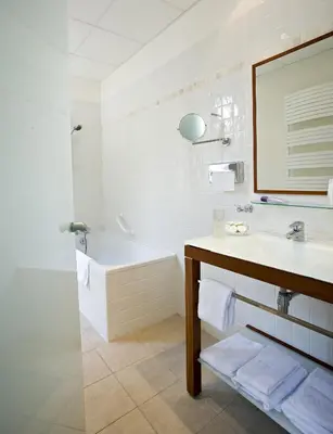 Salle de bains dans l'établissement Appart Hotel Charles Sander