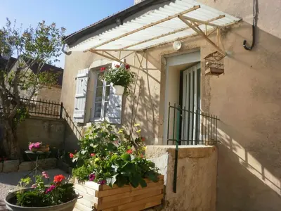 Balcon ou terrasse dans l'établissement GITE DU VIGNERON