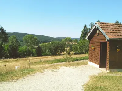 Paysage naturel près de la tente de luxe