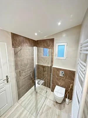 Salle de bains dans l'établissement Studio neuf très calme