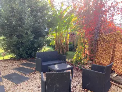 Jardin de l'établissement GITE Voie Verte , jardin, CV LOUHANS