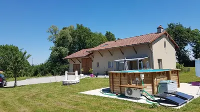 Jardin de l'établissement Monis ruhiges Ferienhaus
