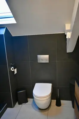 Salle de bains dans l'établissement Vakantiehuis Bourgondie