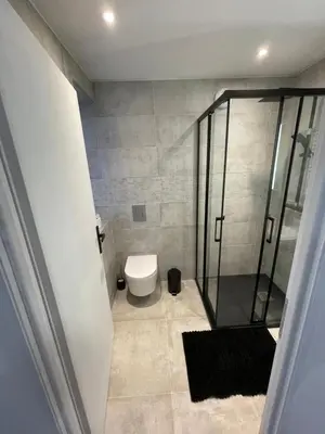 Salle de bains dans l'établissement Le Clos des Cadots - Suites équipées