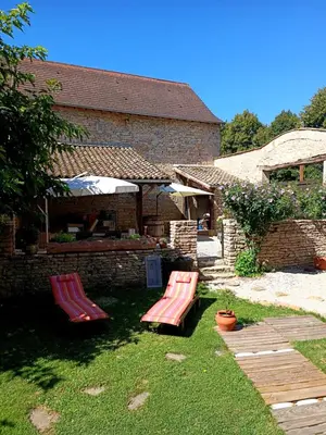 Jardin de l'établissement La Baudinière, Gîte 