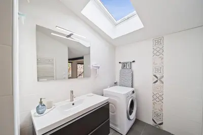Salle de bains dans l'établissement LE DUPLEX